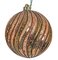 ROSE GOLD/CHAMPAGNE/OLIVE GLITTERED SWIRL BALL ORNAMENTS | 4 INCH, 6 INCH, OR 8 INCH SIZES