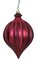 6 inches X 4 inches MATTE ONION FINIAL WITH GLITTER ORNAMENT | RED, DK. GREEN, GOLD, SILVER, ROSE GOLD, BURGUNDY, CHOCOLATE, WHITE