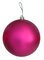 Matte Raspberry Ball Ornaments | 4" to 12" Sizes