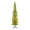 7.5 feet x 26 inches Compton Artificial Pencil Christmas Tree with 300 Warm White Dura-Lit LED Lights and 1343 PE/PVC Tips