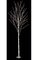 10' LED Birch Tree - 160 White 5mm LED Lights - Adapter Included - Metal Base Plate
