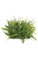 10 inches Plastic Mixed Fern Leaf Mat - 8 inches Height - Green/Brown