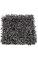 10 inches Plastic Tinsel Glitter Boxwood  Black/Silver