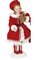 12 inches Standing Caroler Daughter - Red/White
