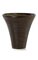 Fiberglass Carved Motif Pot - Brown