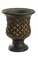 16.5 inches Fiberglass Urn - 9 inches Inside Diameter - Black/Bronze/Gold