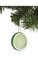 2 inches Sugared Lime Slice Ornament - Green
