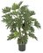 40" Selloum Philo Plant - 39 Green Leaves - Weighted Base