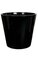 22.25 inches Fiberglass Round Pot - 21.5 inchesInside Diameter - Gloss Black