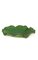 23 inches x 4 inches Resin Lotus Leaf Plate - Green