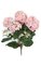 24 inches Hydrangea Bush - 4 Flowers - 3 Buds- FIRE RETARDANT