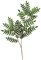 27 inches Acacia Leaf Branch - 152 Leaves - Green - FIRE RETARDANT