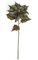 28" Poinsettia Stem - 3 Leaves - 10.5" Width - Green/Blue/Gold