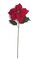 28" Poinsettia Stem - 11" Flower Width - Red