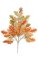 29 inches Pin Oak Branch - 54 Leaves - Autumn Rust