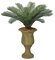 A-0018 3' Cycas Artificial Palm Cluster - 18 Fronds - 44" Width- Tutone Green- Custom Made