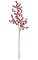 34 inches Styrofoam Gooseberry Spray - Red/Burgundy