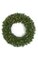 36 inches Westford Pine Wreath - 230 Green Tips - 100 Clear Lights
