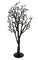 39" x 16" Glittered Statue Tree with Metal Stand
