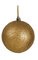 4 inches Plastic Ball Ornament - Antique Bronze