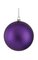 4" Plastic Matte Ball Ornament - Purple