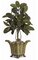 4' Rubber Plant - Natural Trunk -81 Leaves - Green -Weighted Base