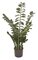 43" Zamia Plant - 12 Stems - 260 Green Leaves - Weighted Base