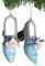 Earthflora's 5 Inch Pair Of Shoes Ornament- Blue