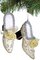 Earthflora's 5 Inch Pair Of Cream White Shoes Ornament