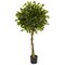 5' Ficus Artificial Topiary Tree Outdoor UV Resistant (Indoor/Outdoor)