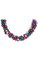 6 feet Plastic Mixed Ball Garland - Purple/Pink/Silver/Blue/Red/Green