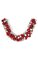 6' Plastic Mixed Ball Garland - 8" Width - Red/Silver