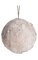 6 inches Styrofoam Birch Ball Ornament - Natural