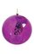 6" Plastic Mercury Glass Finish Ball - Purple