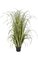 60 inches PVC Wide Leaf Onion Grass Bush - 36 inches Width - Mixed Green