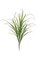 63" Plastic Cane Grass Bush - 60 Green Leaves - 5" Stem