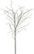 64" Plastic Salix Branch with Green Leaves - Brown - 17" Stem