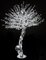 8' Acrylic Christmas Tree - 1,010 White 5mm LED Lights