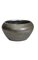 8.5 inches Fiberglass Round Pot - 9.75 inches Bottom Width - Antique Silver