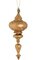 9 inches Plastic Finial Ornament - Antique Bronze