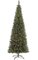 9' Pencil Pine Christmas Tree - 550 Warm White 5.5mm LED Lights - Wire Stand