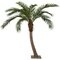9.5' Phoenix Palm Tree - Curved - Synthetic Brown Trunk