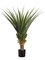 36" Outdoor/Indoor  Agave Plant 30 Leaves  in Pot Green Gray  