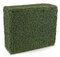 36 inches Wide 12 inches Deep 30 inches Tall Polyblend Outdoor Boxwood Hedge -Tutone Green 