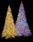 Earthflora's Medium Size Flocked Arctic Pine Trees - 7.5 Ft., 9 Ft., And 12 Ft. Tall With Mixed W...