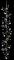 38 inches Acrylic Flower Garland - Clear
