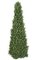 52 inches Plastic Outdoor Boxwood Pyramid - Tutone Green Leaves - 16 inches Bottom Width - Outdoor UV Resistance