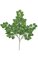 27 inches Cottonwood Branch - 90 Leaves - Green