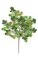 20" Small Lime Branch - 153 Leaves - Green with Red Accents  (sold by dozen)