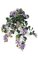 36" Outdoor Artificial Bougainvillea Bush- 18 Flower Clusters - 19" Width - Purple